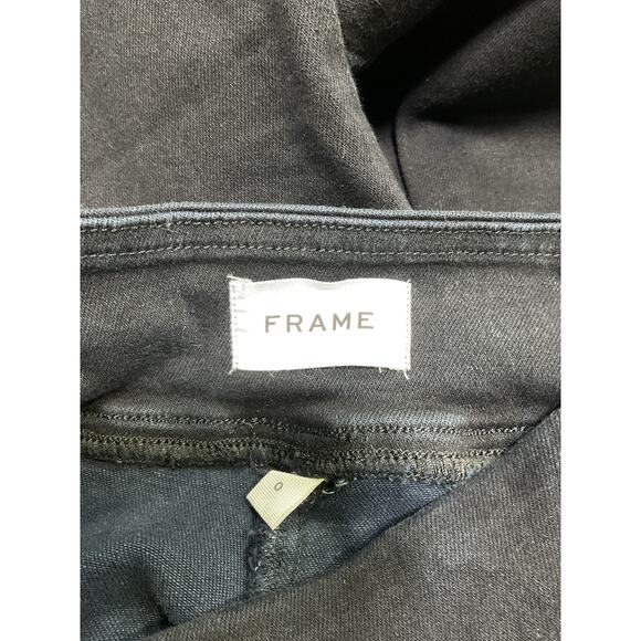 Frame 'The Jetset' Black Crop Mini Boot Size 0 - Picture 4 of 5